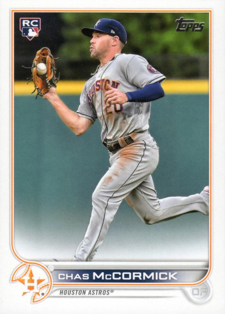 Chas McCormick #135 Houston Astros (Factory set, Large RC logo) | 2022 Topps