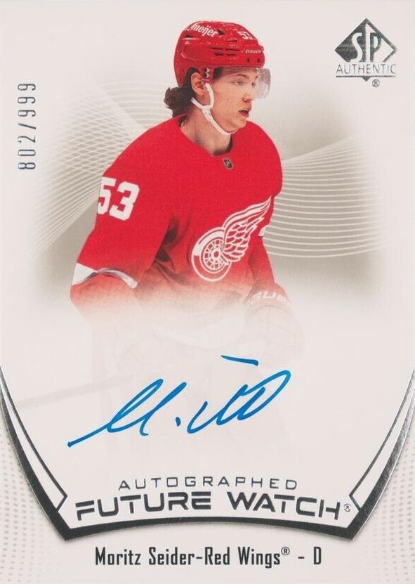 Moritz Seider #135 Detroit Red Wings | 2021-22 SP Authentic