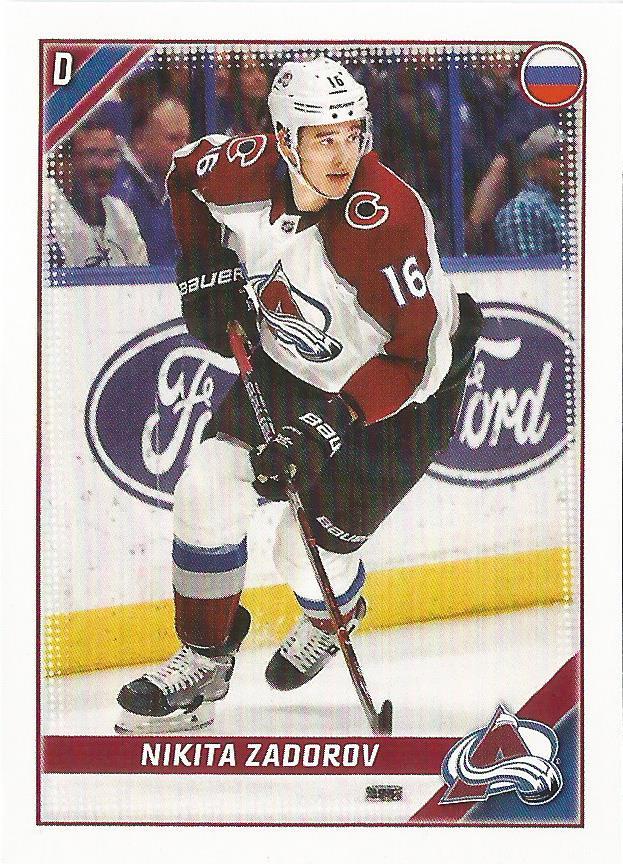 Nikita Zadorov #136 Colorado Avalanche | 2019-20 Topps NHL Sticker Collection