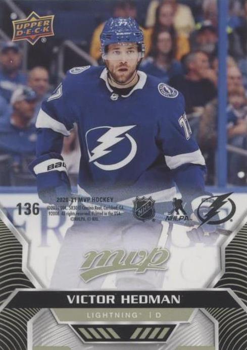 Victor Hedman #136 Tampa Bay Lightning | 2020-21 Upper Deck MVP Puzzle Backs