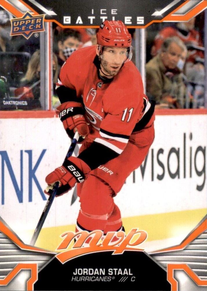 Jordan Staal #136 Carolina Hurricanes | 2022-23 Upper Deck MVP Ice Battles