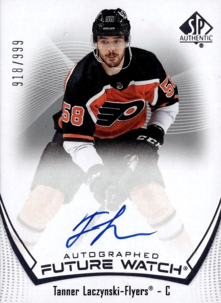 Tanner Laczynski #136 Philadelphia Flyers | 2021-22 SP Authentic