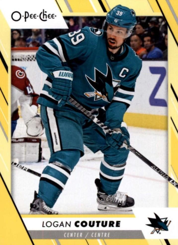 Logan Couture #136 San Jose Sharks | 2023-24 O-Pee-Chee Yellow Border