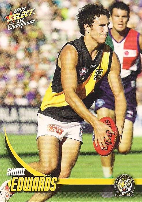 Shane Edwards #137 Richmond Tigers | 2009 Select AFL Champions