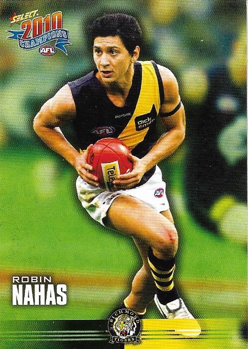 Robin Nahas #137 Richmond Tigers | 2010 Select AFL Champions