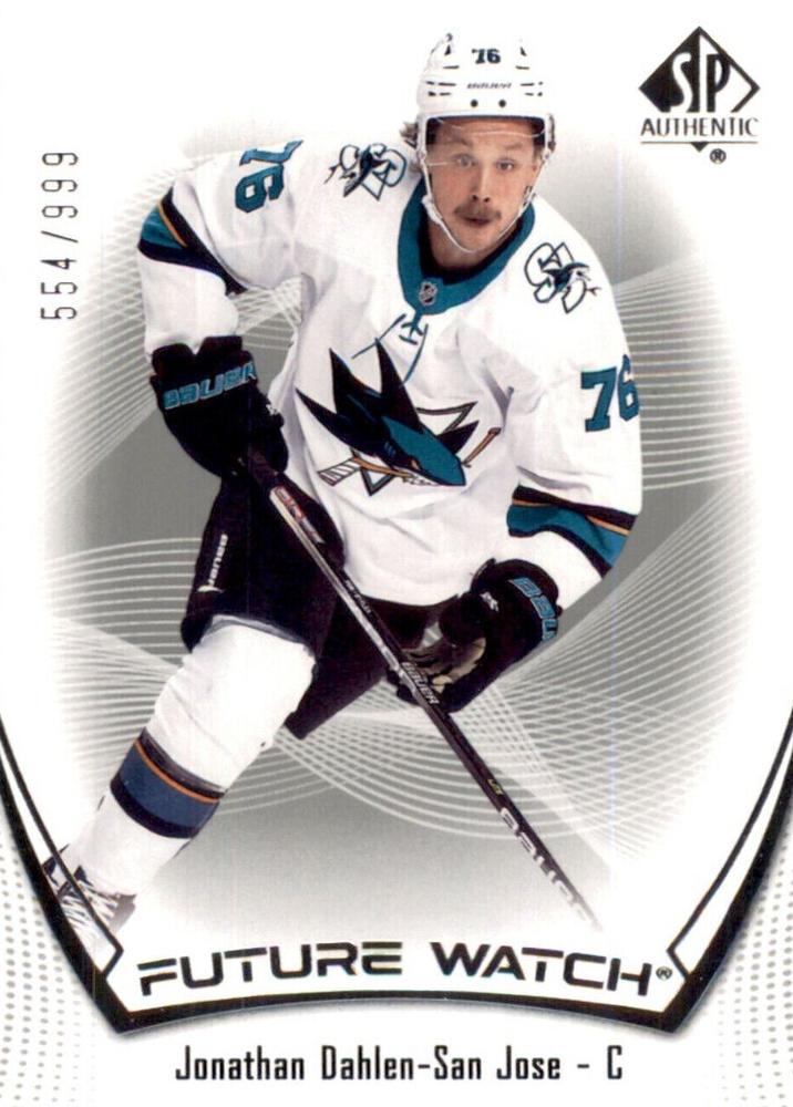 Jonathan Dahlen #137 San Jose Sharks | 2021-22 SP Authentic
