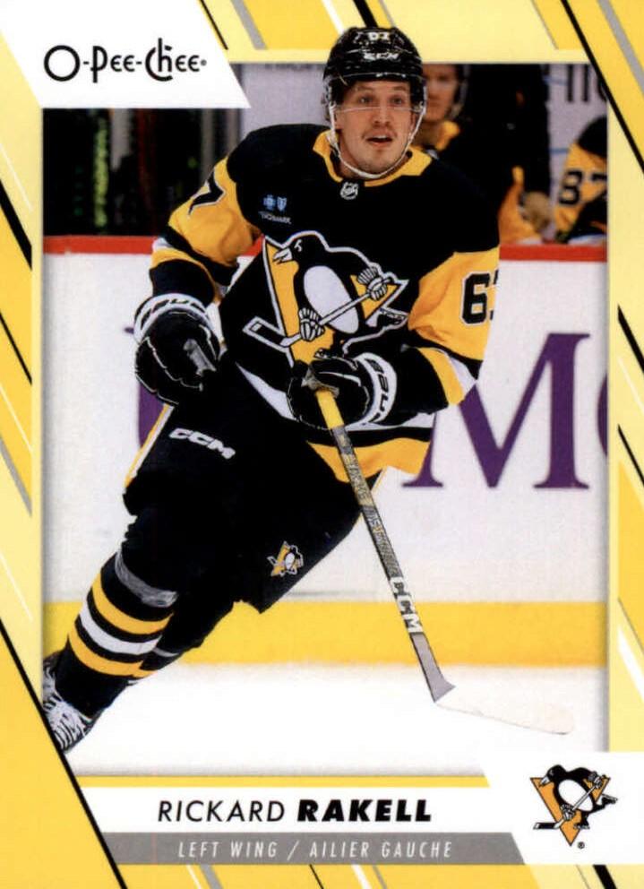 Rickard Rakell #137 Pittsburgh Penguins | 2023-24 O-Pee-Chee Yellow Border