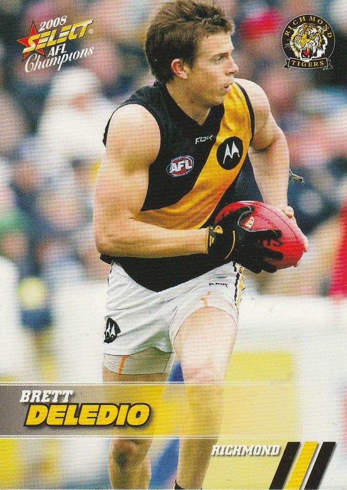 Brett Deledio #138 Richmond Tigers | 2008 Select AFL Champions