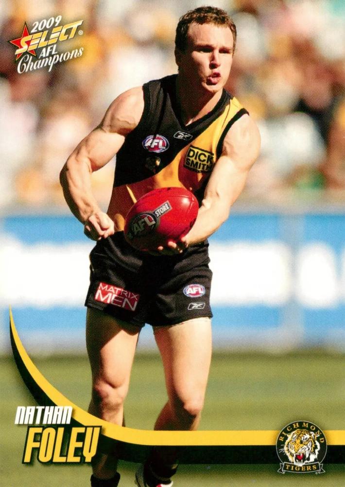 Nathan Foley #138 Richmond Tigers | 2009 Select AFL Champions