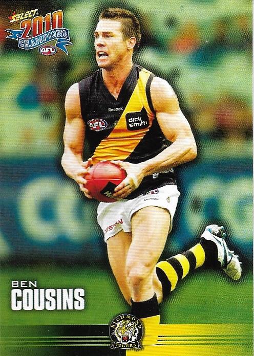 Ben Cousins #138 Richmond Tigers | 2010 Select AFL Champions