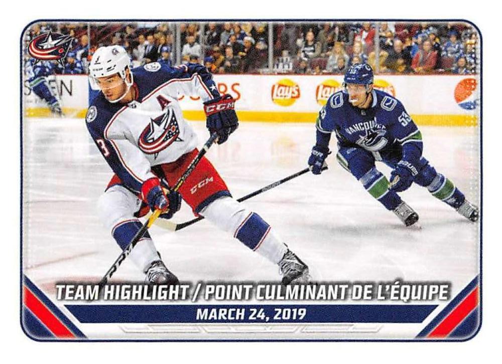 2018/19 Team Highlight #138 | 2019-20 Topps NHL Sticker Collection