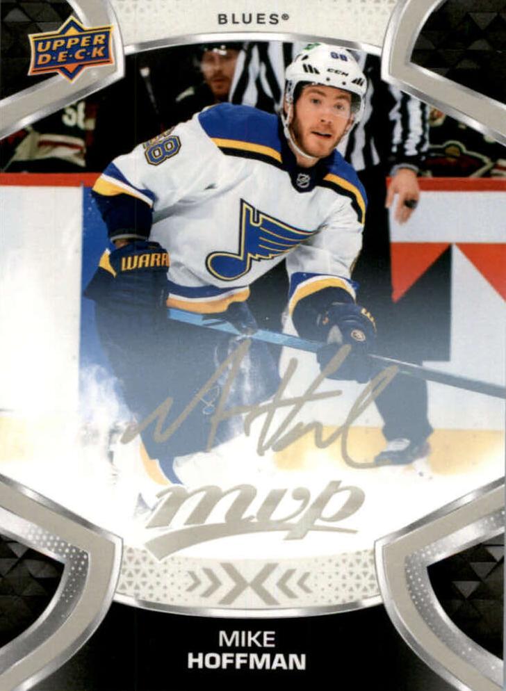 Mike Hoffman #138 St. Louis Blues | 2021-22 Upper Deck MVP Silver Script