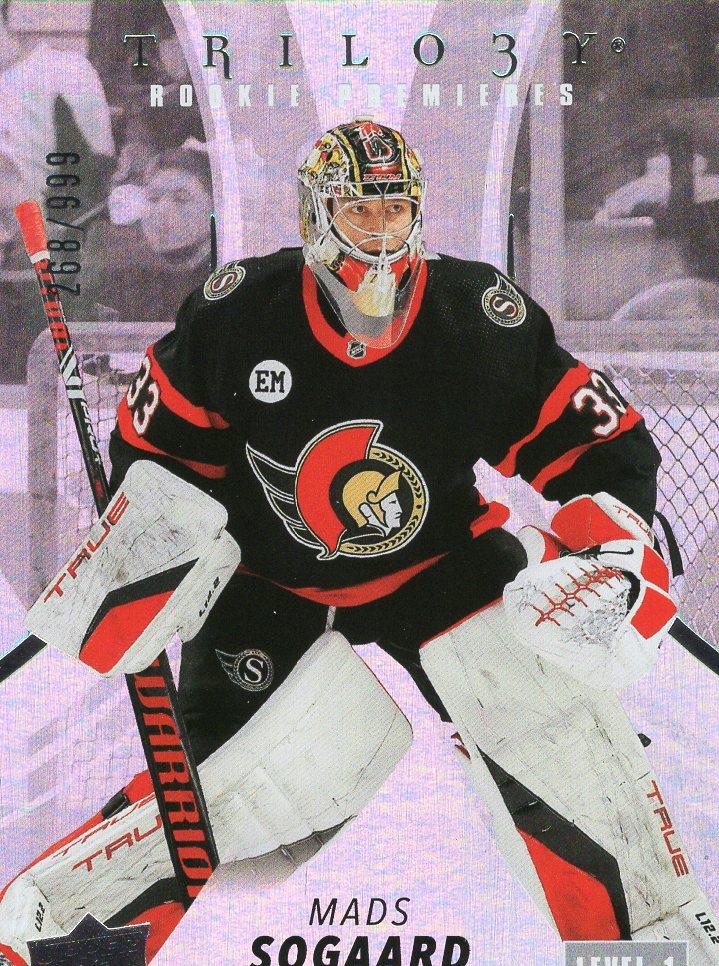 Mads Sogaard #138 Ottawa Senators | 2022-23 Upper Deck Trilogy
