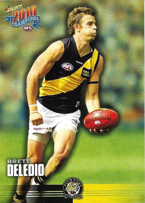Brett Deledio #139 Richmond Tigers | 2010 Select AFL Champions