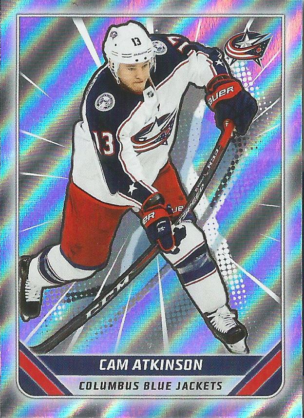 Cam Atkinson FOIL #139 | 2019-20 Topps NHL Sticker Collection