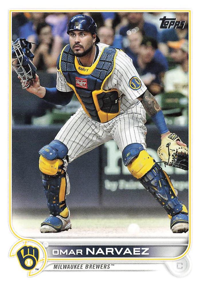 Omar Narvaez #139 Milwaukee Brewers | 2022 Topps