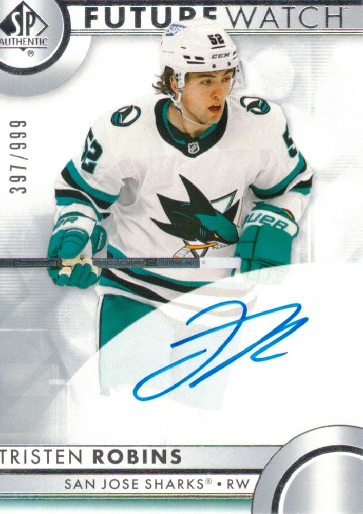 Tristen Robins #139 San Jose Sharks | 2023-24 SP Authentic