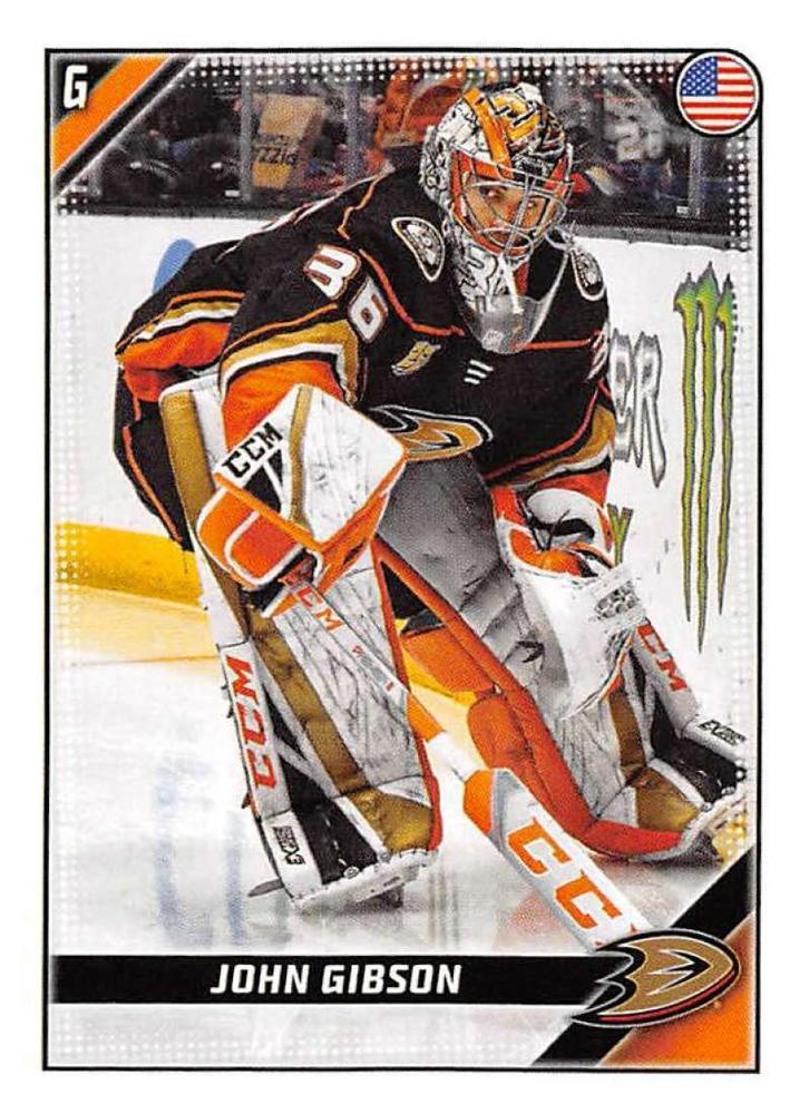 John Gibson #13 Anaheim Ducks | 2019-20 Topps NHL Sticker Collection