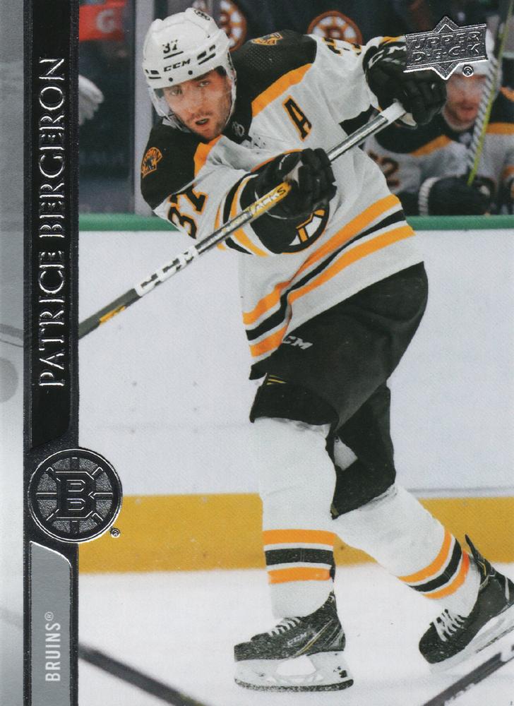 Patrice Bergeron #13 Boston Bruins | 2020-21 Upper Deck
