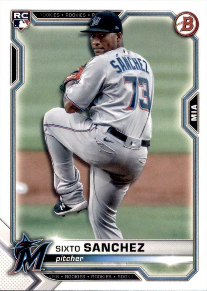 Sixto Sanchez #13 Miami Marlins | 2021 Bowman