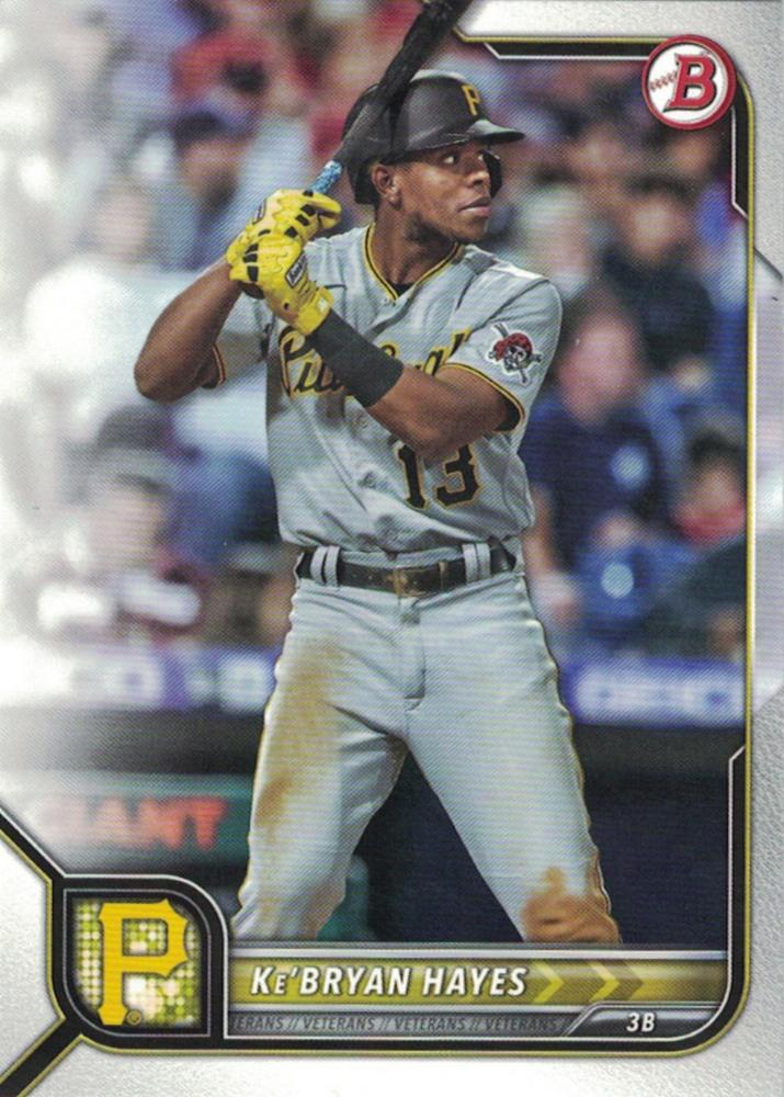 Ke'Bryan Hayes #13 Pittsburgh Pirates | 2022 Bowman