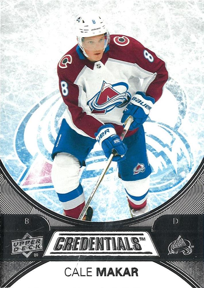 Cale Makar #13 Colorado Avalanche | 2021-22 Upper Deck Credentials