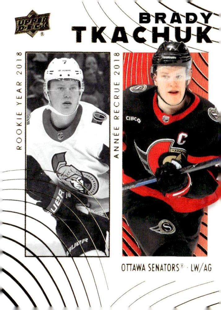 Brady Tkachuk #13 Ottawa Senators | 2024-25 Upper Deck Tim Hortons Retrospective Rookies