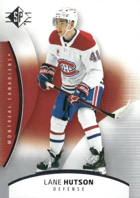 Lane Hutson #13 Montreal Canadiens | 2025-26 Upper Deck SP Hockey