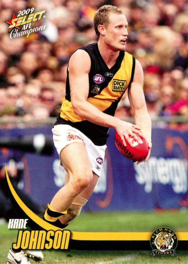 Kane Johnson #140 Richmond Tigers | 2009 Select AFL Champions