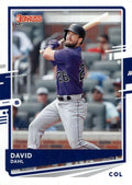 David Dahl #140 Colorado Rockies | 2020 Donruss