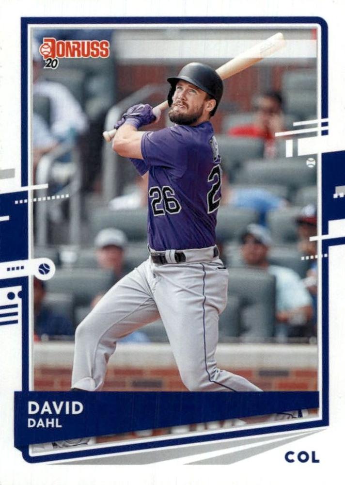 David Dahl #140 Colorado Rockies | 2020 Donruss