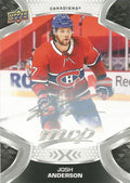 Josh Anderson #140 Montreal Canadiens | 2021-22 Upper Deck MVP Silver Script