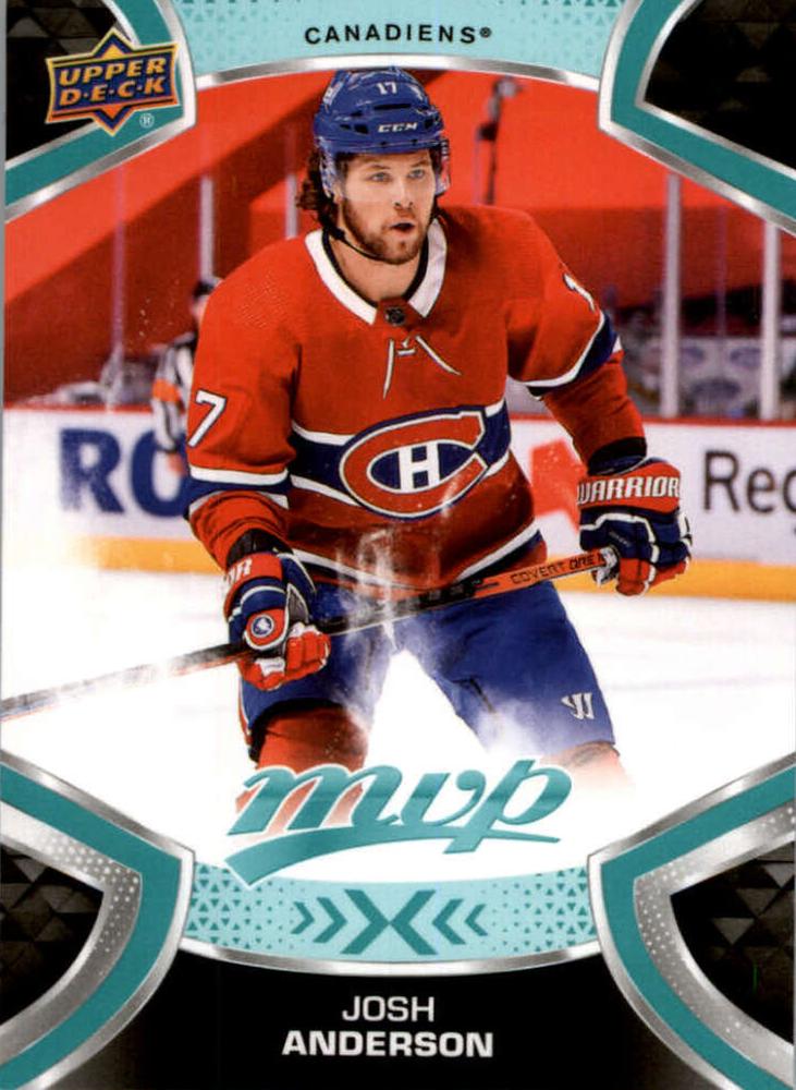 Josh Anderson #140 Montreal Canadiens | 2021-22 Upper Deck MVP