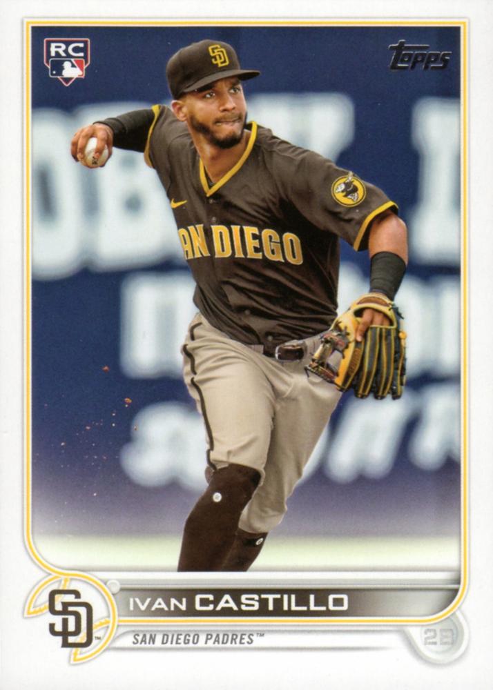 Ivan Castillo #140 San Diego Padres (Factory set, Large RC logo) | 2022 Topps