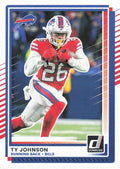 Ty Johnson #140 Buffalo Bills | 2025 Donruss | NFL Football