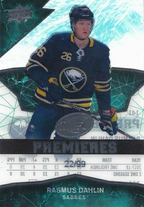 Rasmus Dahlin #141 Buffalo Sabres | 2018-19 Upper Deck Ice