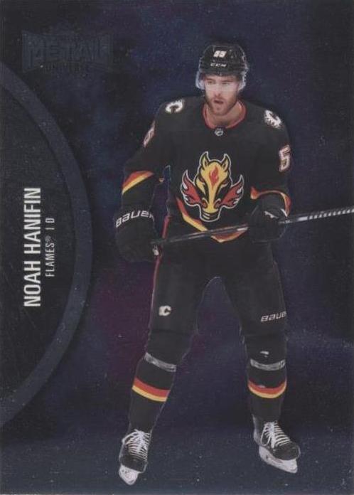 Noah Hanifin #141 Calgary Flames | 2021-22 SkyBox Metal Universe