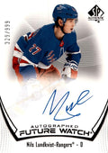 Nils Lundkvist #141 New York Rangers | 2021-22 SP Authentic