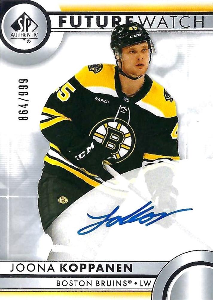 Joona Koppanen #141 Boston Bruins | 2023-24 SP Authentic