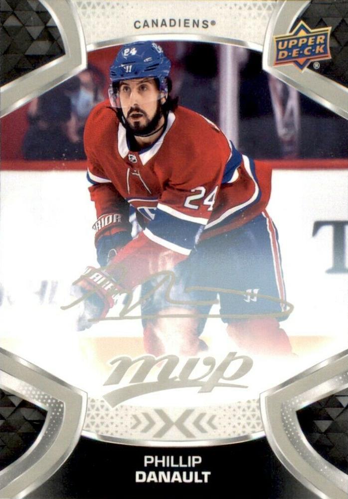 Phillip Danault #142 Montreal Canadiens | 2021-22 Upper Deck MVP Silver Script