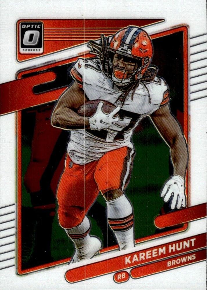 Kareem Hunt #142 Cleveland Browns | 2021 Donruss Optic | NFL Football
