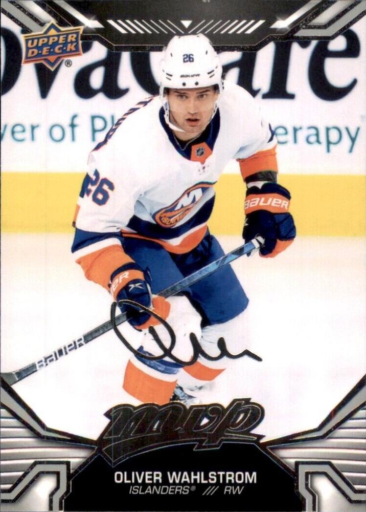 Oliver Wahlstrom #142 New York Islanders | 2022-23 Upper Deck MVP Silver Script