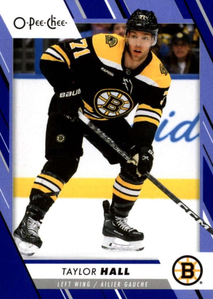 Taylor Hall #142 Boston Bruins | 2023-24 O-Pee-Chee Blue Border