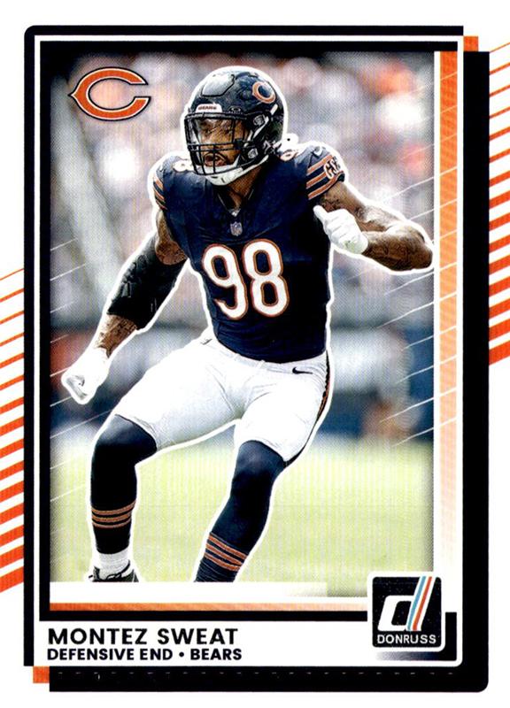 Montez Sweat #142 Chicago Bears | 2025 Donruss | NFL Football
