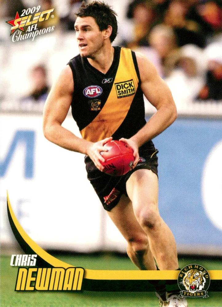 Chris Newman #143 Richmond Tigers | 2009 Select AFL Champions