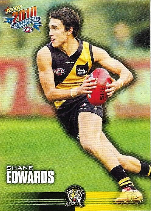 Shane Edwards #143 Richmond Tigers | 2010 Select AFL Champions