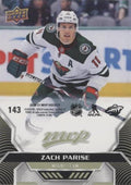 Zach Parise #143 Minnesota Wild | 2020-21 Upper Deck MVP Puzzle Backs