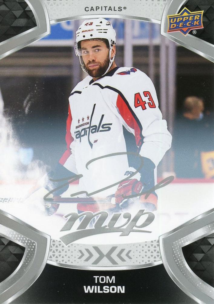 Tom Wilson #143 Washington Capitals | 2021-22 Upper Deck MVP Silver Script