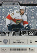 Uvis Balinskis #143 Florida Panthers | 2023-24 Upper Deck Credentials