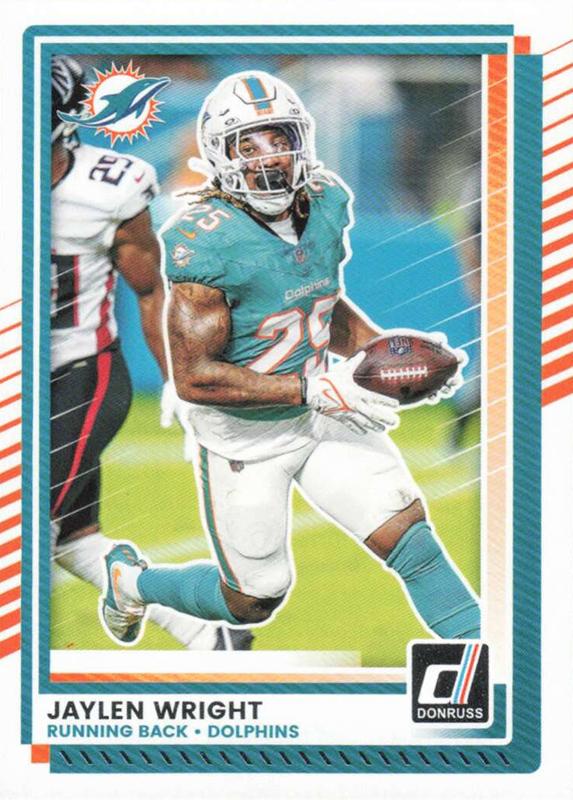 Jaylen Wright #143 Miami Dolphins | 2025 Donruss | NFL Football